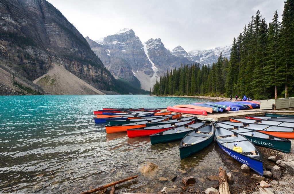 Banff - Moraine Lake Canoes